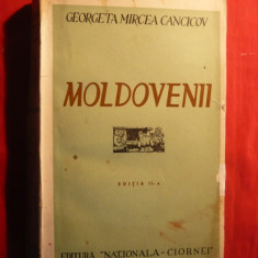 G.M.CANCICOV - MOLDOVENII -Editia II a - 1938