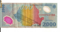 LL bancnota Romania 2000 lei 1999 foto