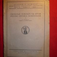 N.IORGA-Cronicile Turcesti ca Izvor pt.Istoria Romanilor -1928