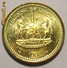 Lesotho 20 lisente 1998 UNC foto