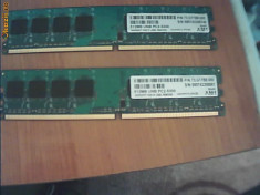 memorii ddr 2 pc2-5300 ,2 X 512mb foto