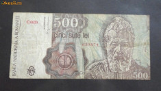 500 lei Romania 1991 foto