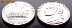 USA 5 cent 2004 UNC Lewis &amp;amp;amp; Clark foto