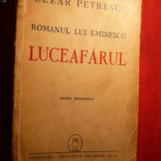 Cezar Petrescu -Luceafarul -Ed. definitiva -1945