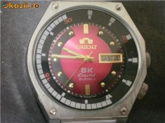 CEAS AUTOMATIC ORIENT SK CRYSTAL 21 JEWELS NOU BARBATESC foto