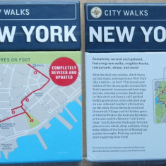 Etui special cu hartile turistice ale New-Yorkului , pe carton , editie de buzunar pentru turisti , 2010