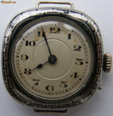 Ceas vechi din argint (1) foto