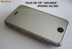 FOLIE iPHONE 3GS - FOLIE OGLINDA iPHONE 3G - PROTECTIE ECRAN foto