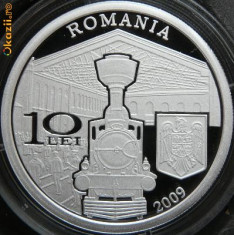 ROMANIA 10 LEI 2009 BNR -- BUCURESTI - GIURGIU foto