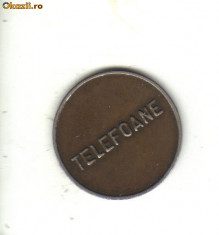 bnk jt Romania jeton telefonic telefoane - control 24.6 mm foto