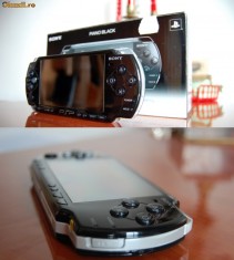 PSP Slim &amp;amp;amp; Lite Piano Black MODAT foto
