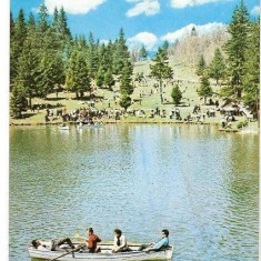 CP188-62 Poiana Brasov.Lacul -carte postala necirculata