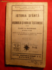 Preot Toma Chiricuta -Ist.Vechiului si Noului Testament 1938 foto