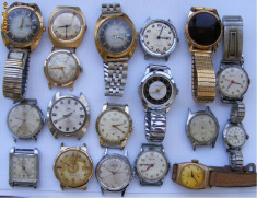18 ceasuri vechi de mina defecte - de colectie foto