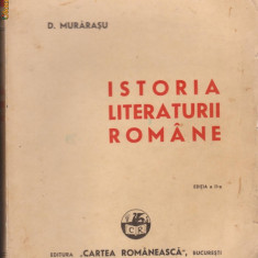 D.Murarasu / Istoria literaturii romane (editie 1941)