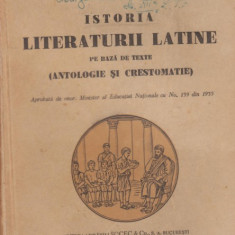 I.Valaori / Istoria literaturii latine (editie 1935)