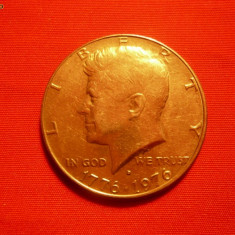 0,5 $ SUA ,Comem. Indep. 1976 ,lit.D ,cal.F.Buna, met.alb ,d=3