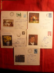 9 Intreguri Postale - Pictori si Pictura 1962- 1976
