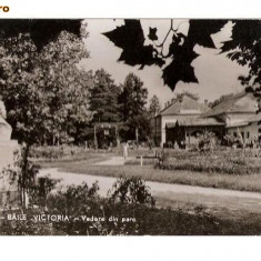 CP191-06 Oradea -Baile ,,Victoria" -Vedere din parc -RPR -carte postala circulata 1961