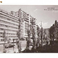 CP191-01 Bucuresti -B-dul general Magheru -RPR -carte postala necirculata