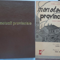 Ionel Lazaroneanu , Monotonii provinciale , versuri umoristice , interb. , ed. 1