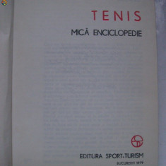 Radu Voia - Tenis, mica enciclopedie, 1979