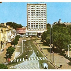 CP193-84 Braila -Hotel ,,Traian" -carte postala circulata 1985