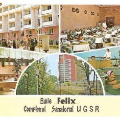 CP193-26 Baile Felix -Complexul Sanatorial UGSR -carte postala circulata 1980