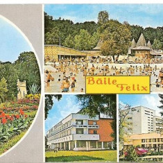 CP193-13 Baile Felix -carte postala circulata 1975 -timbru fix