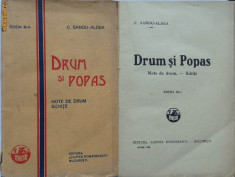 C. Sandu Aldea , Drum si popas , Note de drum , schite , 1928 foto