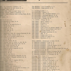Unu - cuprinsul numerelor 1 - 32 pe anii 1928, 1929, 1930