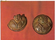 CP194-47 Falera din tezaurul de la Herastrau, Bucuresti -Muzeul National de Istorie -carte postala necirculata