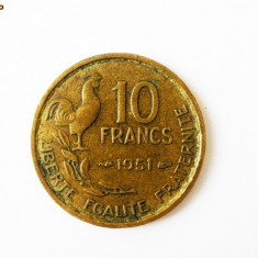 FRANTA 10 FRANCS FRANCI 1951 NR. 2 **