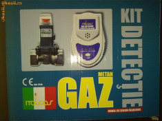 kit detector de gaz / monoxid de carbon + electrovana foto