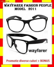 WAYFARER Nerd Geek ! Ochelari Cu Lentile Clear Lens-Bucuresti/Provincie foto