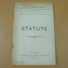 Statute Soc. imprumut ,,Sf. Treime - Ghencea" Buc. 1907