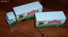 Herpa Mercedes remorca patiserie ZENTIS 1:87 foto