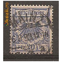 TSD03 GERMANIA, 20 Pf. / 1889 / OBLITERARE LIZIBILA