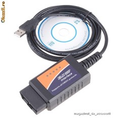 Interfata diagnoza ELM327 ELM 327 OBDII OBD2 CAN-BUS Scaner ULTIMA VERSIUNE !!! compatibila 1996 - 2010 ! foto