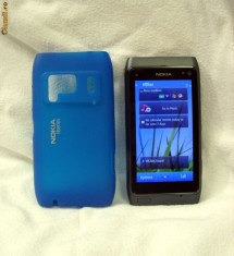 NOKIA N8 - Camera 12MP, Blitz, HDMI, Modulator FM, Radio RDS, MP3, Video, GPS, Carcasa din aluminiu foto