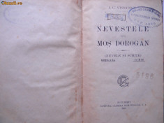 I.C.Vissarion, Nevestele lui Mos Dorogan, Nuvele si Schite, Buc., 1922 foto