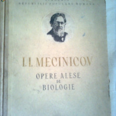 OPERE ALESE DE BIOLOGIE ~ I.I.MECINICOV