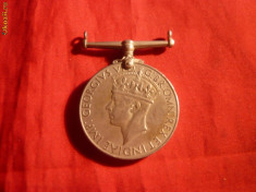 Medalie Militara Anglia -al II-lea razboi mond. -George VI foto