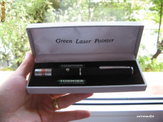 Laser / Lasere Verde Pointer 500 MW ( 500mw ) 532 nm + Cutie Cadou foto