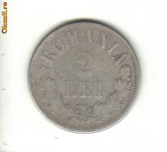 bnk mnd romania 2 lei 1873 , argint foto