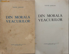 David Safran , Din morala veacurilor , 1941 , prima editie foto