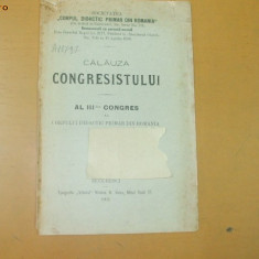 Congresul III al Corpului Didactic Primar Buc. 1902