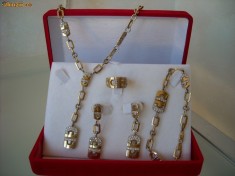 SET BVLGARI AUR 14 K, 65,4 GR. foto