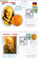 Plicuri speciale Premiul Nobel pentru Medicina 1910 ALBRECHT KOSSEL foto