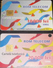 2 CARTELE TELEFONICE ROMANESTI foto